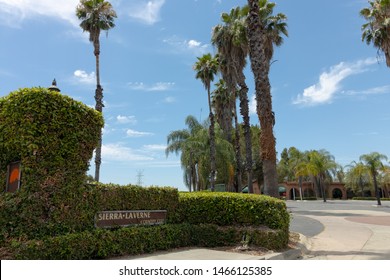 La Verne, CA / USA - July 30, 2019: Sierra La Verne Country Club Closed