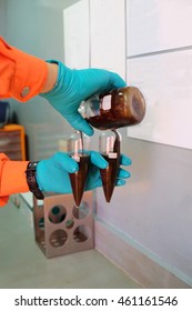 Lab Test Basic Sediment And Water Of Crude Oil.