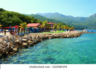 Labadee, Haiti - August 21st 2019: A section of the resort of Labadee, Haiti, which is privately owned by Royal Caribbean International for the exclusive use of its cruise ships and passengers.