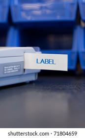 Label Maker Machine With Various Labels For Organization