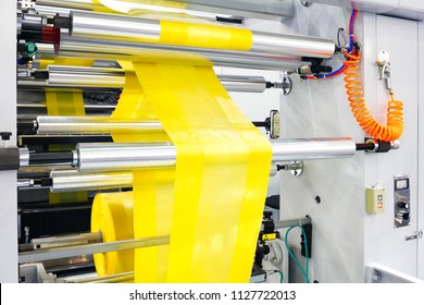 Labels Manufacturing On Flexo Printing Machine