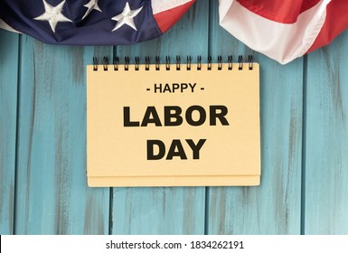 Labor day banner, patriotic background, celebration concept - Shutterstock ID 1834262191
