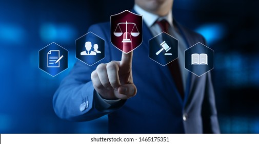 Labor Law Lawyer Legal Business Internet Technology Concept