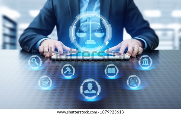 Labor Law Lawyer Legal Business Internet\
Technology Concept.