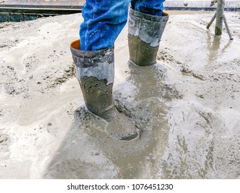 rubber concrete boots