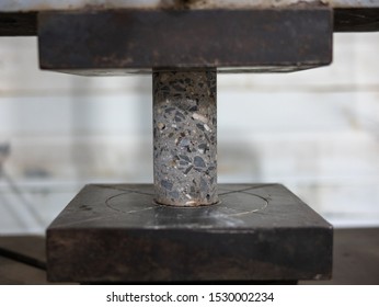 Laboratory Of Compressive Strength Test Of Shotcrete/concrete For Tunnel Work