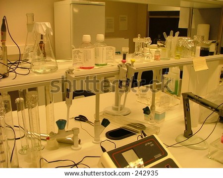 laboratory and it's equipment
