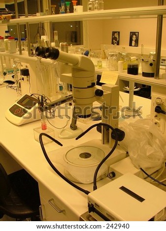 laboratory and it's equipment