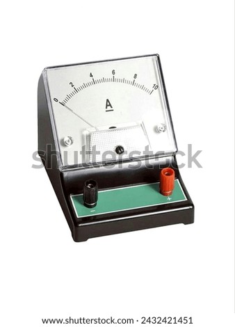 Laboratory equipment. Ammeter is a device used to measure either alternating or direct current. Ampere is the unit of current. As this device measures the value in amperes, it's known as ammeter.