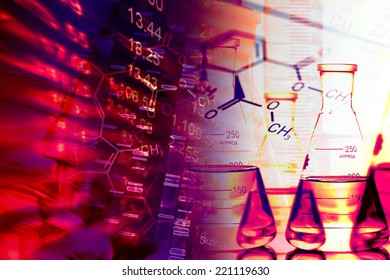 Laboratory Glass. Laboratory Concept. Small Depth Of Field.