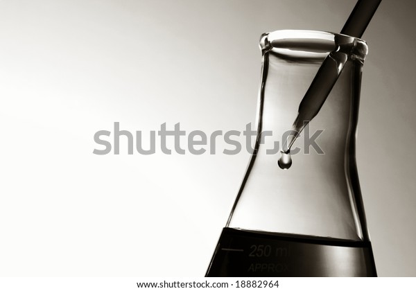 Laboratory Pipette Drop Liquid Inside Laboratory Stock Photo (Edit Now ...