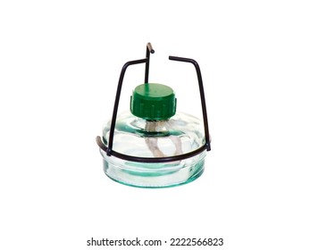 Laboratory spirit stove isolated on white. Medicine equipment - Shutterstock ID 2222566823