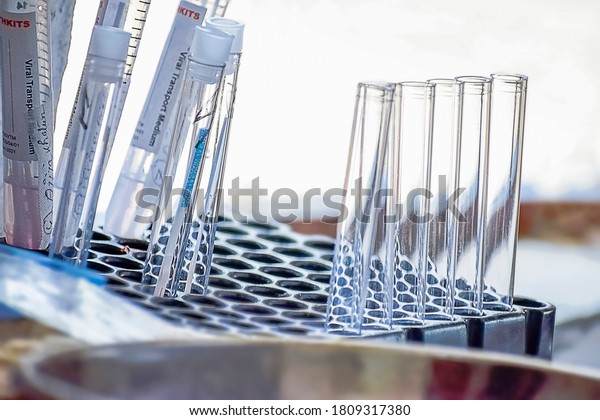 Laboratory testing for infectious disease\
through Nasal swab\
collections.