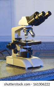 Labratory Microscope Ready For Sample Testing