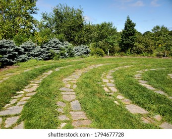 Labyrinth Located At Millennium Gardens In Plymouth, MN