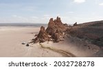 Lac Abbe Djibouti Landscape View