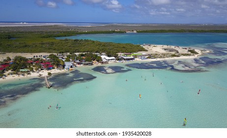 Lac Bay In Bonaire From Above