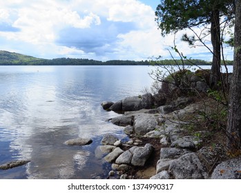 The Lac Du Cerf In The Laurentides Region, Part Of The Antoine-Labelle Regional County, Municipality Quebec, Canada, May