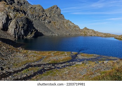 Lac Du Petit Domenon In Belledonne Moutain Range