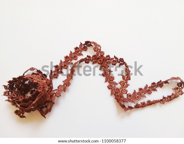 chocolate brown lace fabric