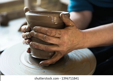 A Lace Maker And Ceramicist Create Artwork