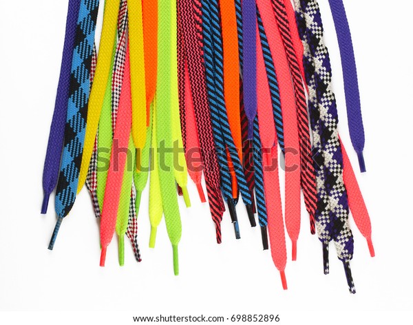 Laces Multicolored Bright Stock Photo 698852896 Shutterstock