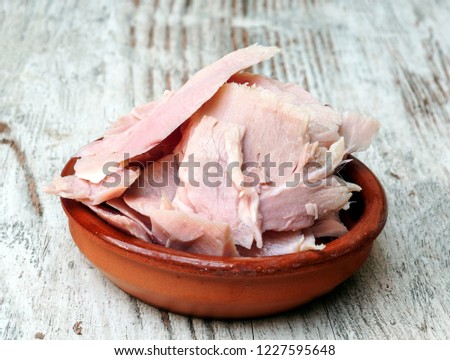 Lacon surrounded by rustic background