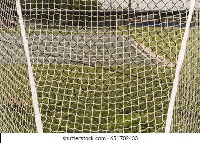 Lacrosse Net Goal Up Close