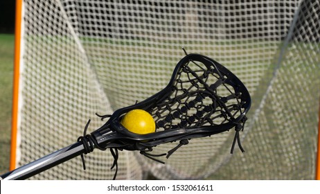 Lacrosse Steak, Ball And Net