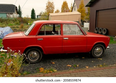Lada retro car. The first model produced at the Volzhsky Automobile Plant