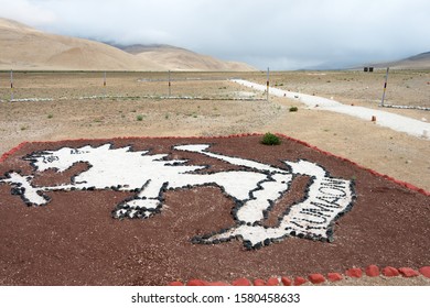 Ladakh, India - Jul 14 2019 - Rezang La War Memorial In Ladakh, India. Memorial Of 114 Indian Soldier Of 13 Kumaon Regiment Who Fought To Against Hordes Of Chinese Invader On 18 Nov 1962.