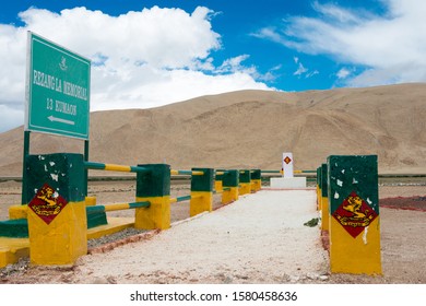 Ladakh, India - Jul 14 2019 - Rezang La War Memorial In Ladakh, India. Memorial Of 114 Indian Soldier Of 13 Kumaon Regiment Who Fought To Against Hordes Of Chinese Invader On 18 Nov 1962.