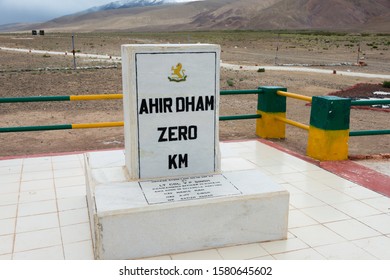 Ladakh, India - Jul 14 2019 - Rezang La War Memorial In Ladakh, India. Memorial Of 114 Indian Soldier Of 13 Kumaon Regiment Who Fought To Against Hordes Of Chinese Invader On 18 Nov 1962.