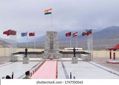 Ladakh, Leh/ India- 6/2/2020: A Picture Of Hall Of Fame In Ladakh , After The Indo China Border Dispute.