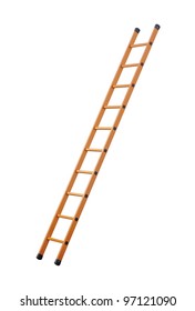 Ladder (Clipping path!) isolated white background
