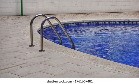 Ladder To Enter To Swiming Pool