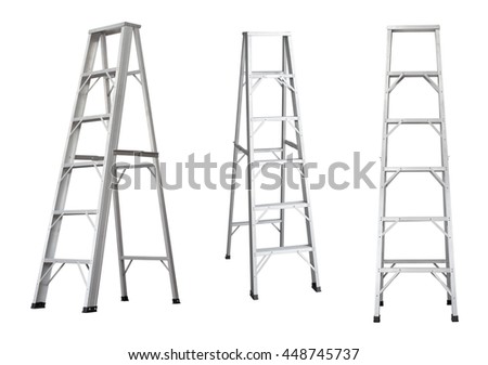 ladder isolated on white