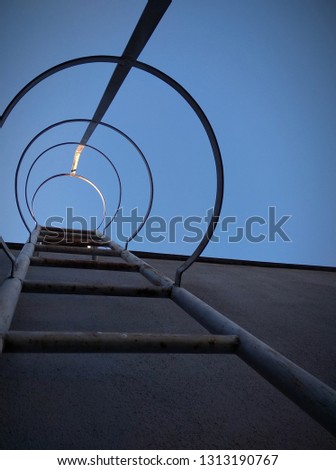 Image, Stock Photo tourists Binoculars