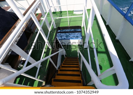 Ladder - structural element of the building