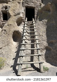 Ladders In Bandelier National Monument New Mexico