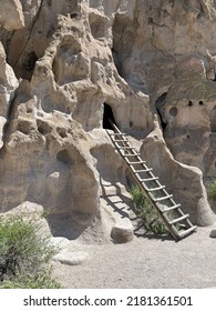 Ladders In Bandelier National Monument New Mexico