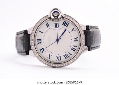 Ladies Watch On White Background