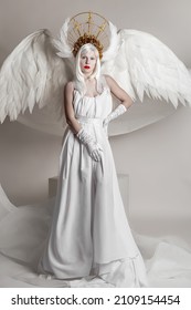 Lady Angel or Angle Woman, Creative Photosession