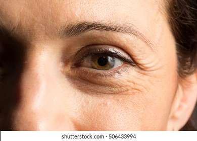 Lady Eye With Wrinkles