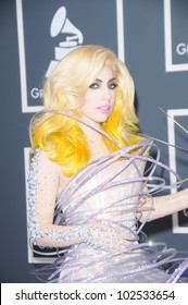 Lady Gaga At The 52nd Annual Grammy Awards - Arrivals, Staples Center, Los Angeles, CA. 01-31-10