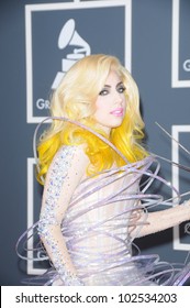 Lady Gaga At The 52nd Annual Grammy Awards - Arrivals, Staples Center, Los Angeles, CA. 01-31-10