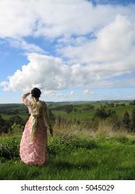 Lady Looking out to the valley