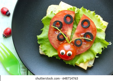 Ladybug sandwich creative and fun food for kids