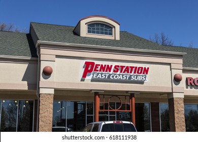 Lafayette - Circa April 2017: Penn Station Fast Food Sub Sandwich Restaurant. Penn Station has over 300 locations in 15 states I