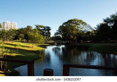 Lago das Rosas park in Brazil, Goiania, State of Goias. - Shutterstock ID 1438252097